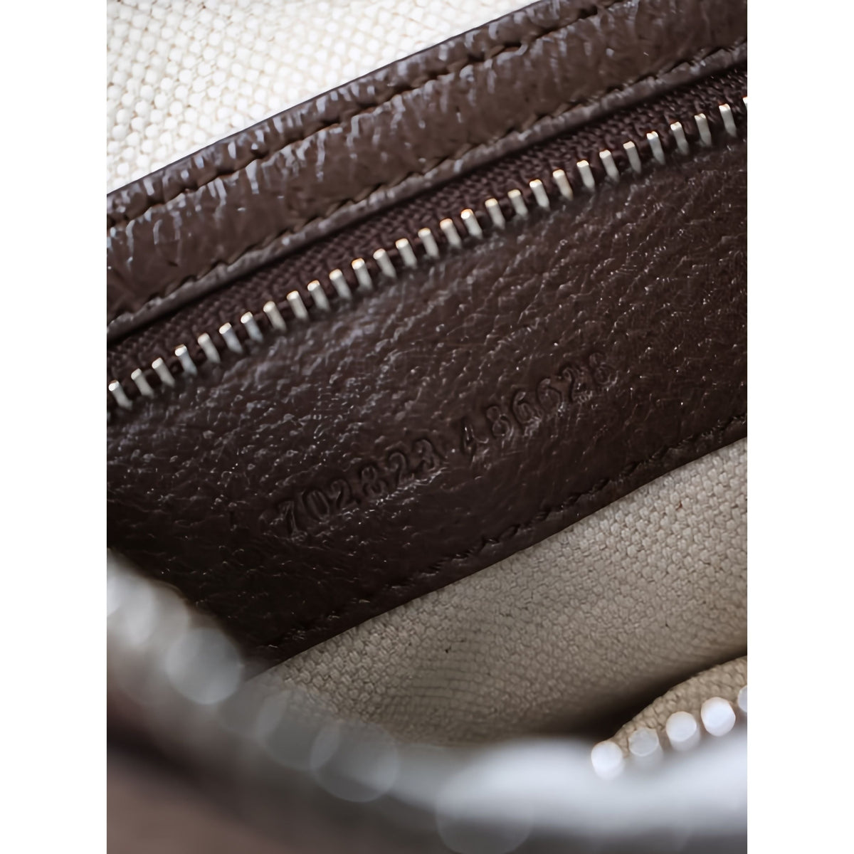 Gucci Medium GG Supreme Web Attache Crossbody — Beige