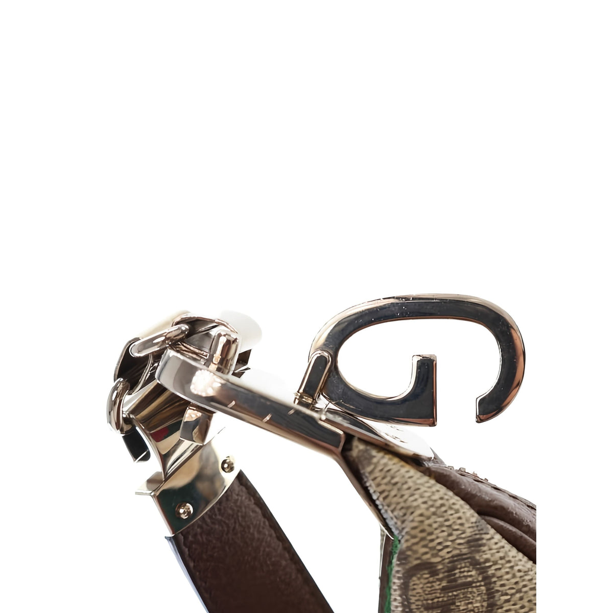 Gucci Medium GG Supreme Web Attache Crossbody — Beige