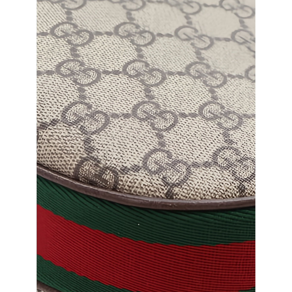 Gucci Medium GG Supreme Web Attache Crossbody — Beige