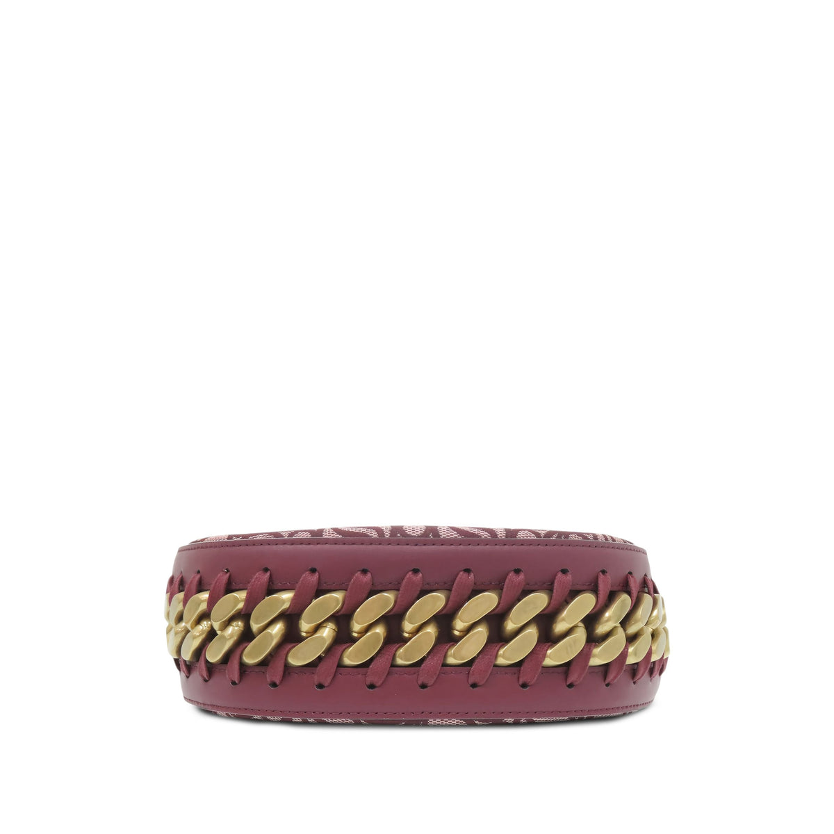 Stella McCartney Medium Frayme S Wave Flap — Red