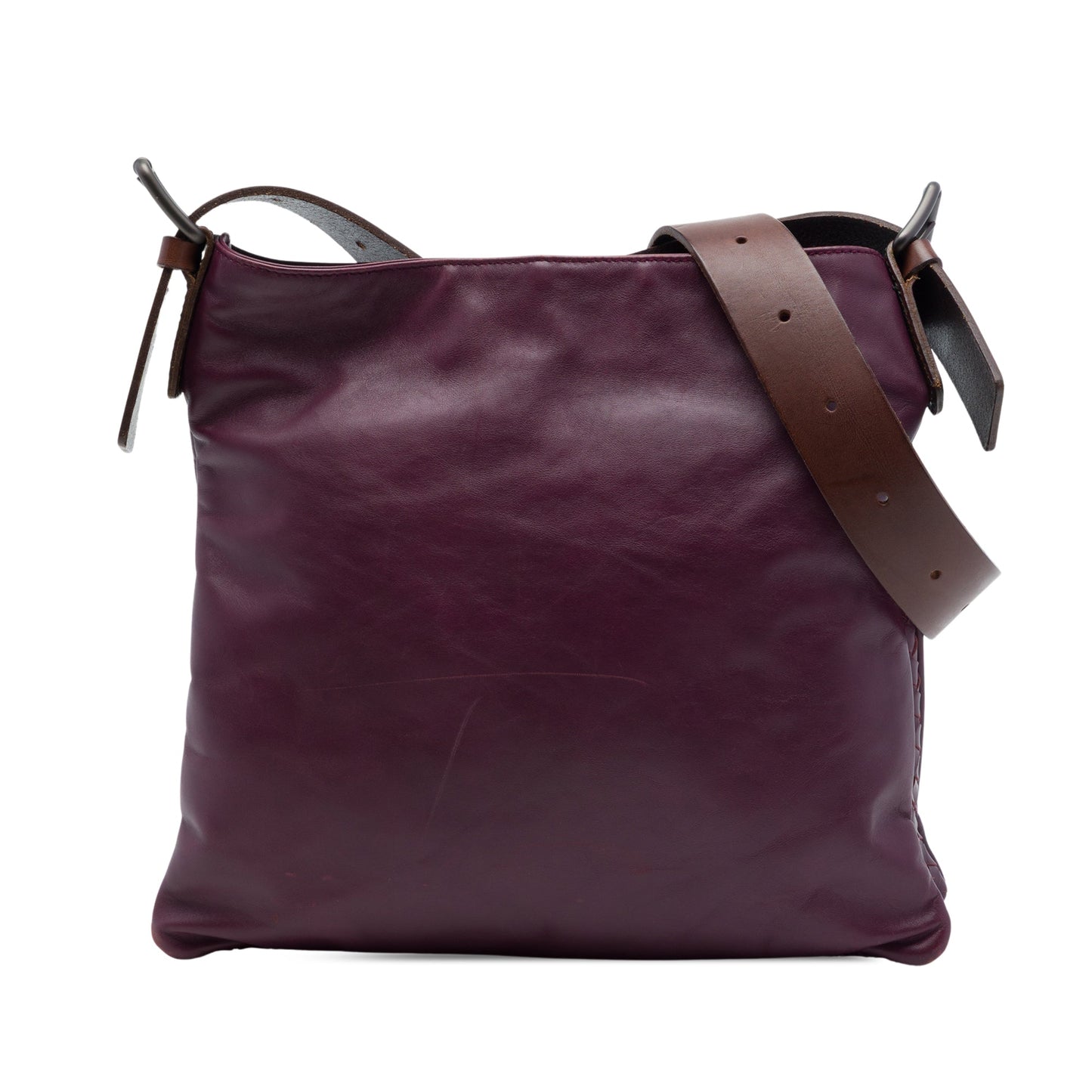 Bottega Veneta Intrecciato Trimmed Nappa Crossbody