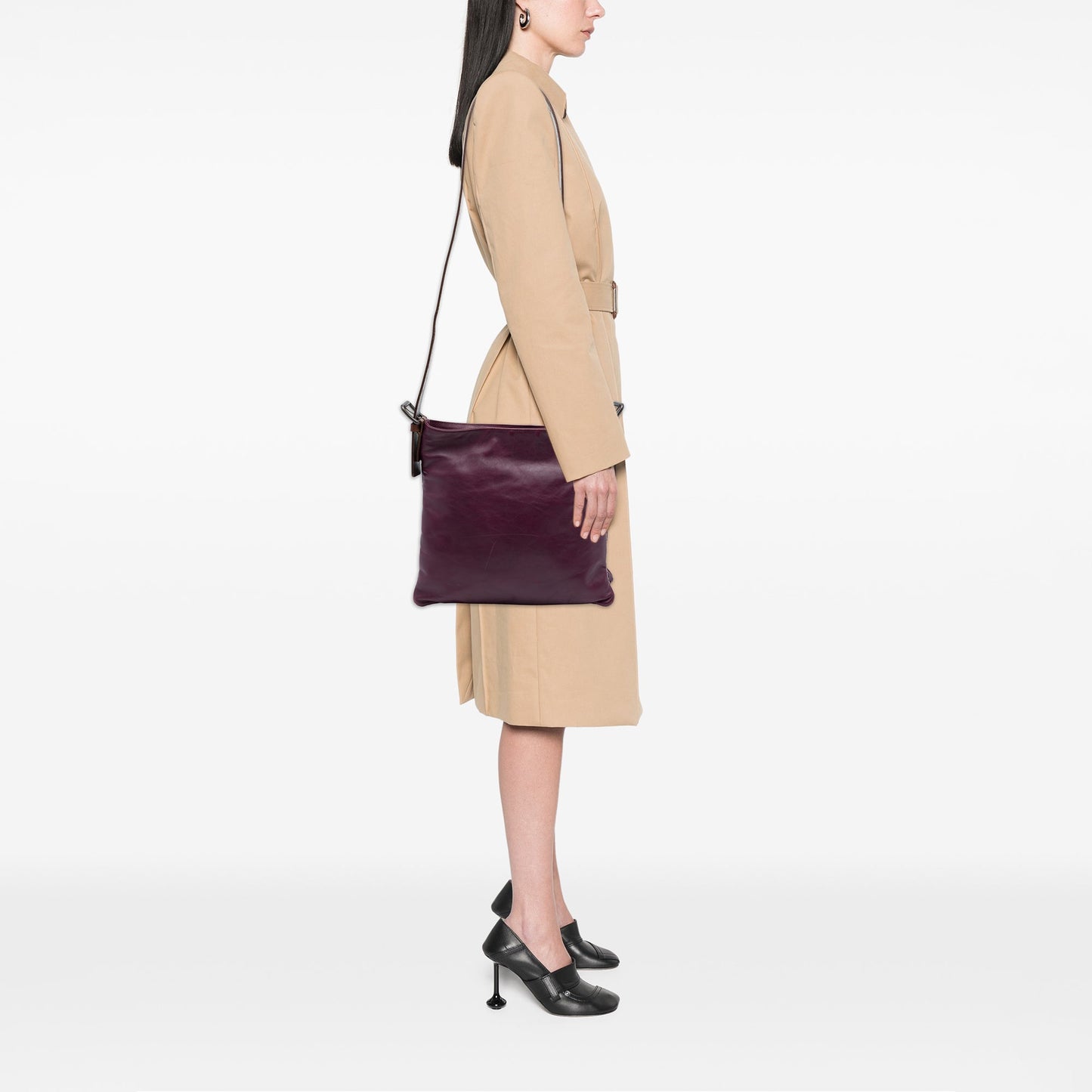 Bottega Veneta Intrecciato Trimmed Nappa Crossbody