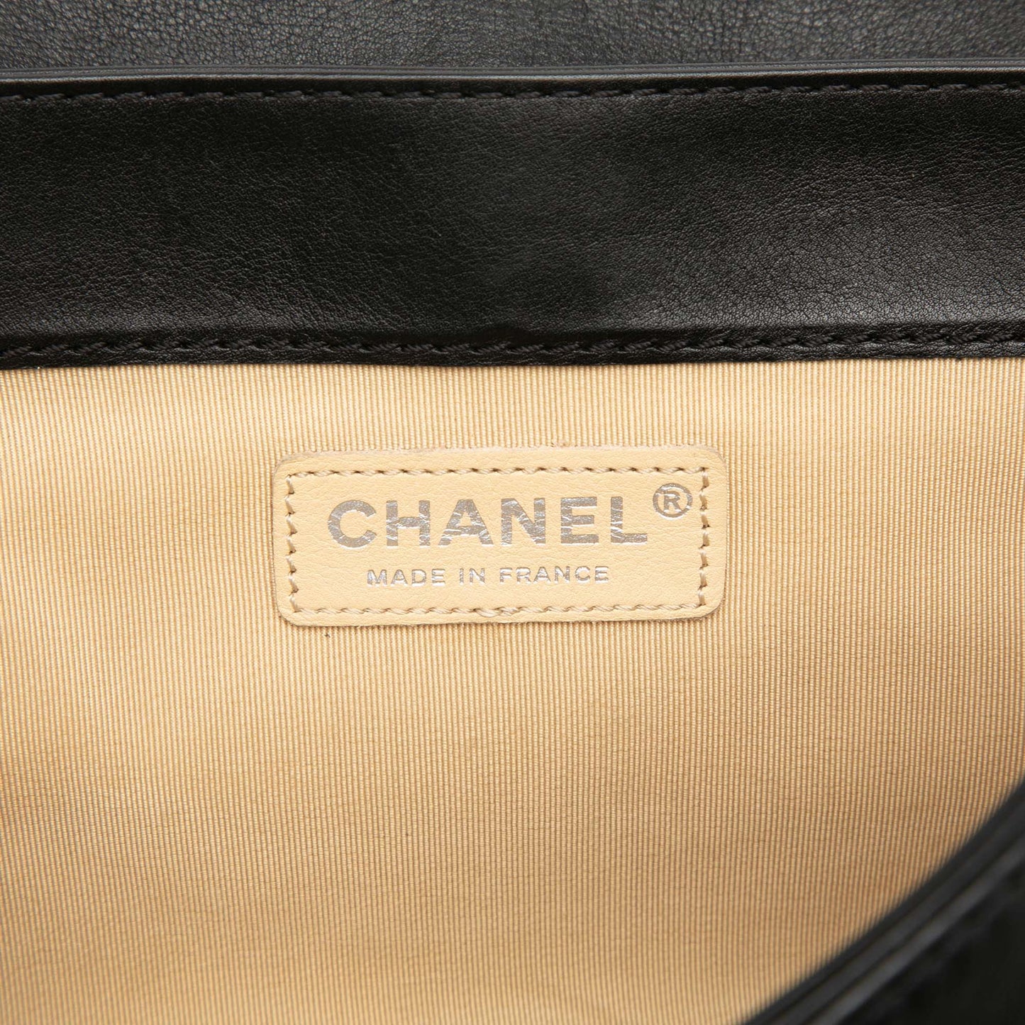 Chanel Medium Woven Calfskin Boy Reverso Flap