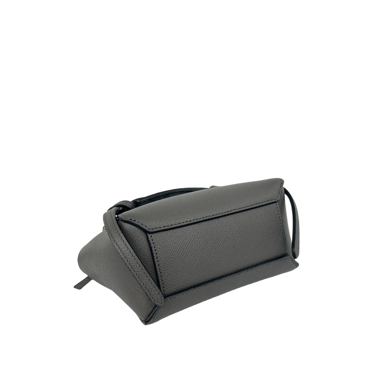 Celine Pico Grained Calfskin Belt Bag — Gray