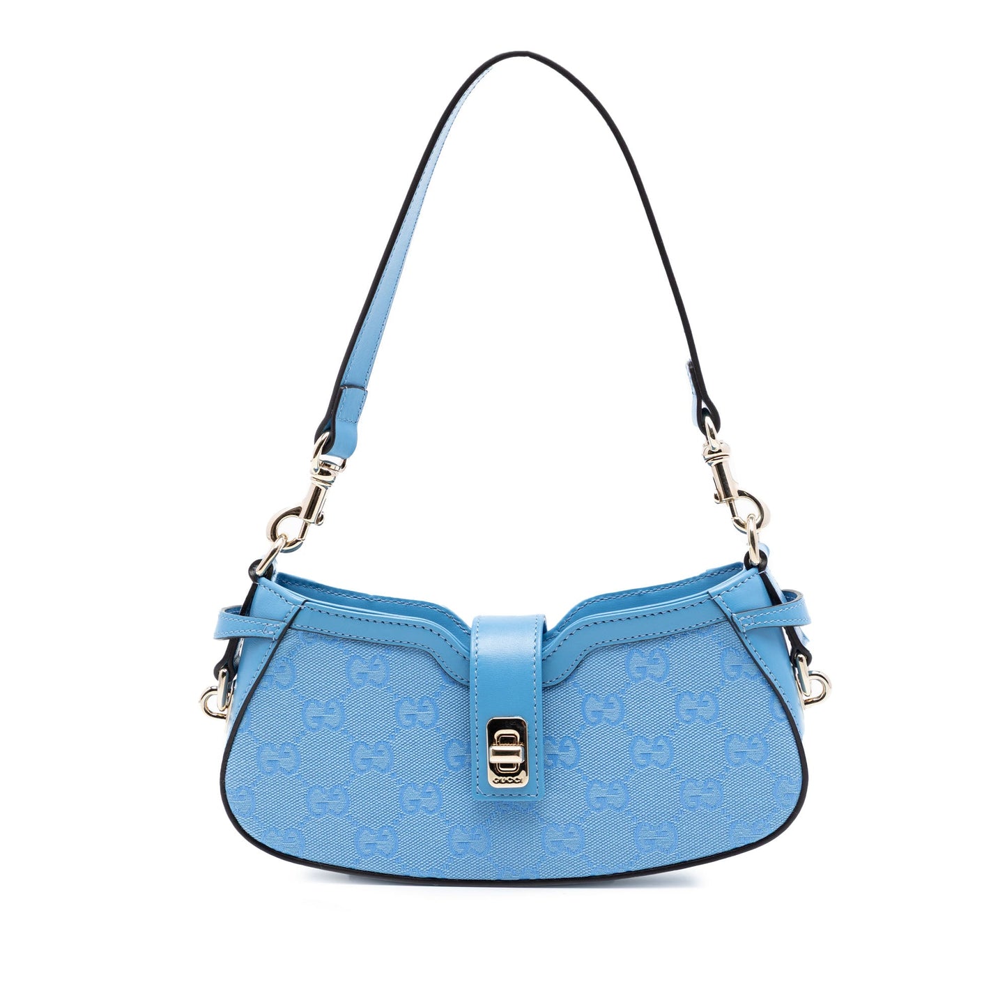 Gucci Mini GG Canvas Moon Side Shoulder Bag