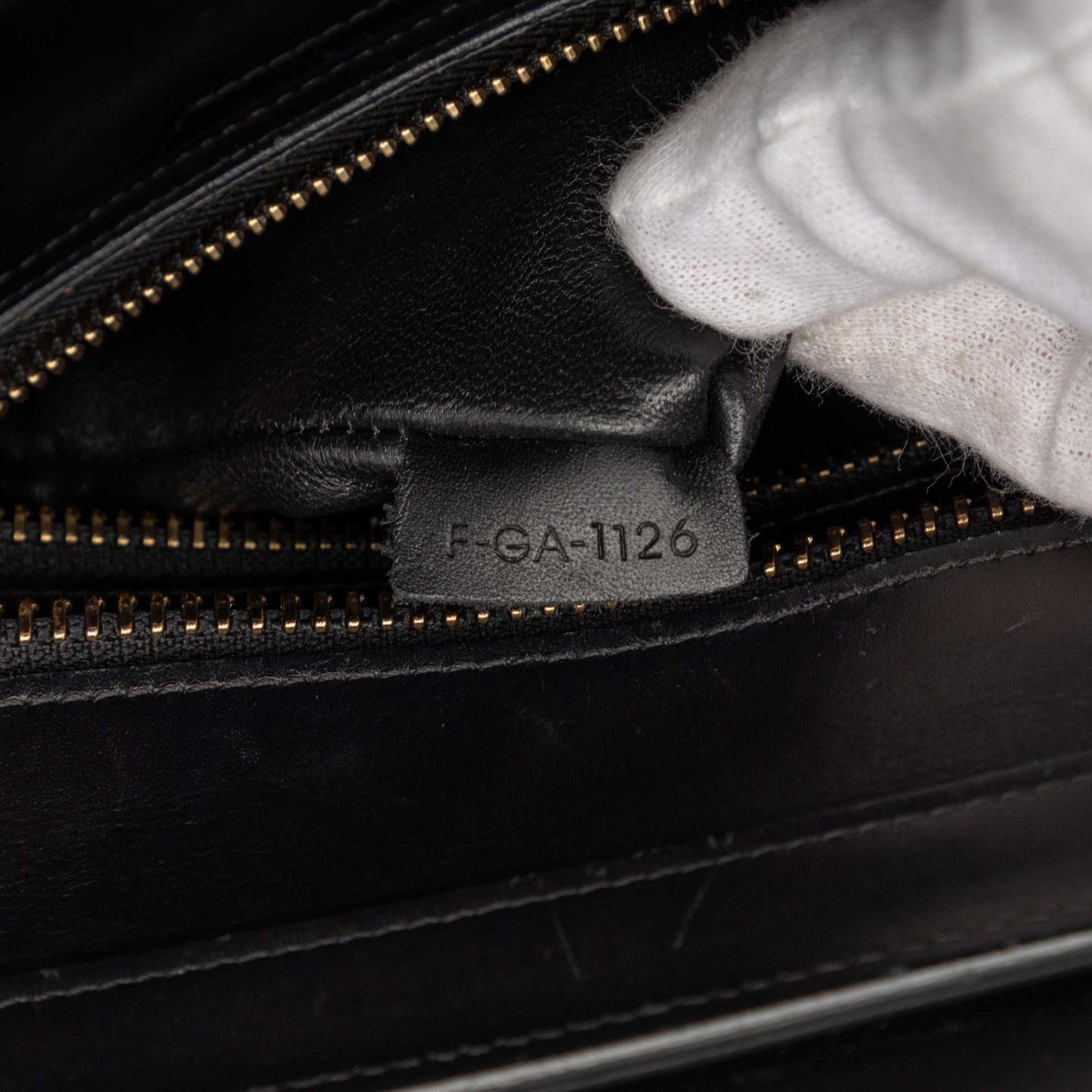 Micro Tricolor Nubuck and Calfskin Luggage Tote