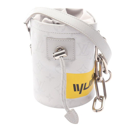 Louis Vuitton Monogram Chalk Nano Sling Bag — Gray