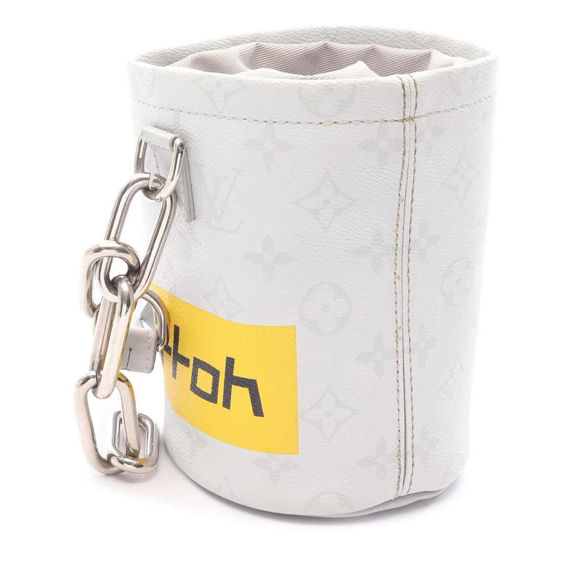 Louis Vuitton Monogram Chalk Nano Sling Bag — Gray