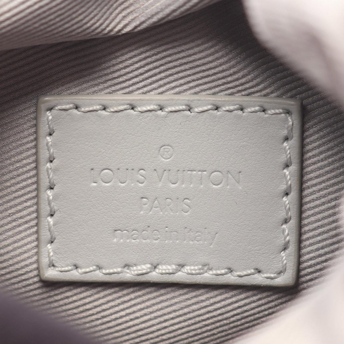 Louis Vuitton Monogram Chalk Nano Sling Bag — Gray