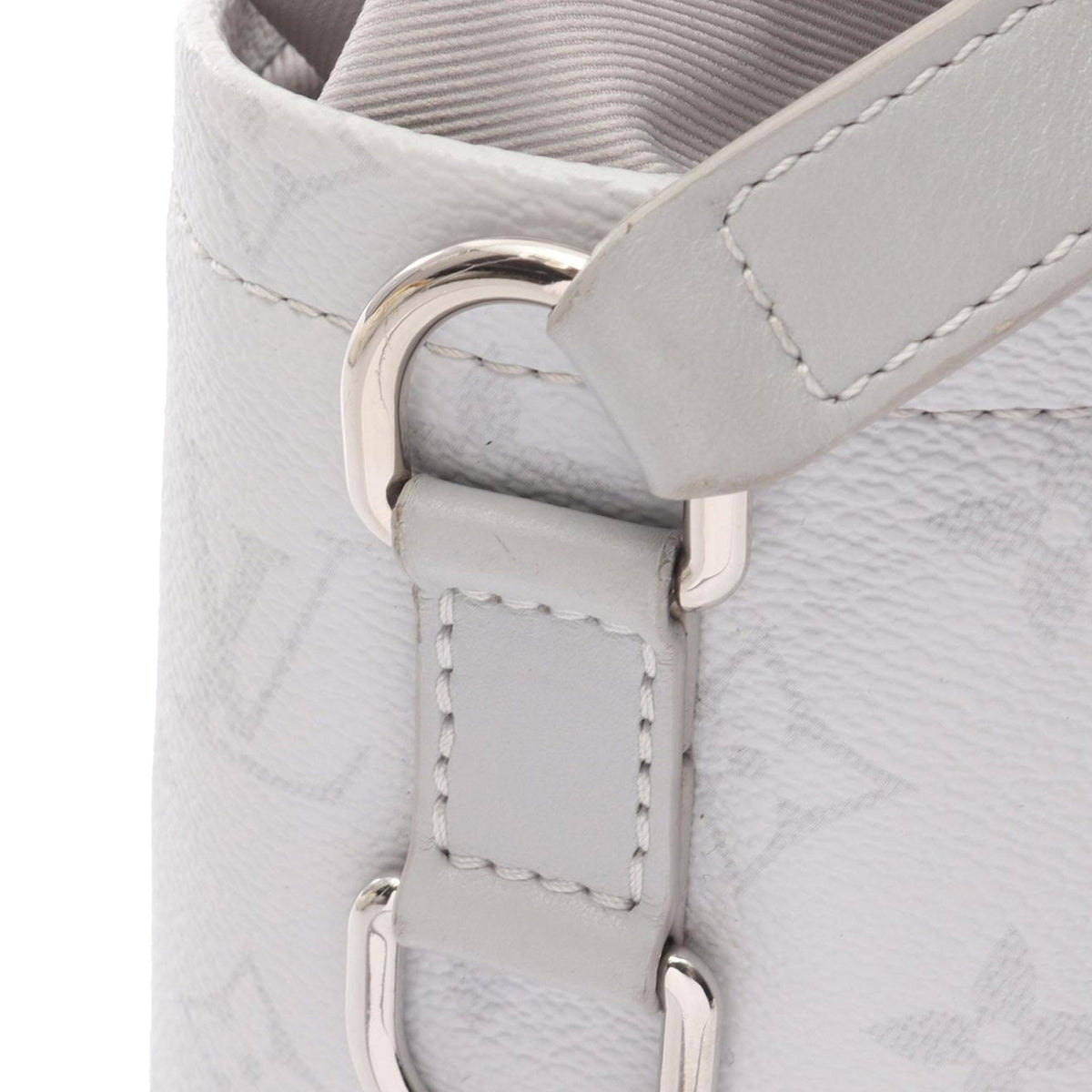 Louis Vuitton Monogram Chalk Nano Sling Bag — Gray