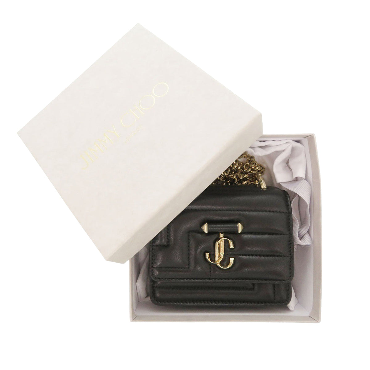 Jimmy Choo Micro Quilted Nappa Varenne Avenue Quad