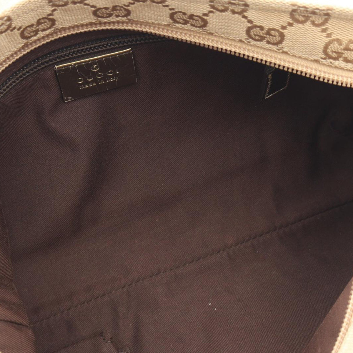 Gucci GG Canvas Web Crossbody — Beige