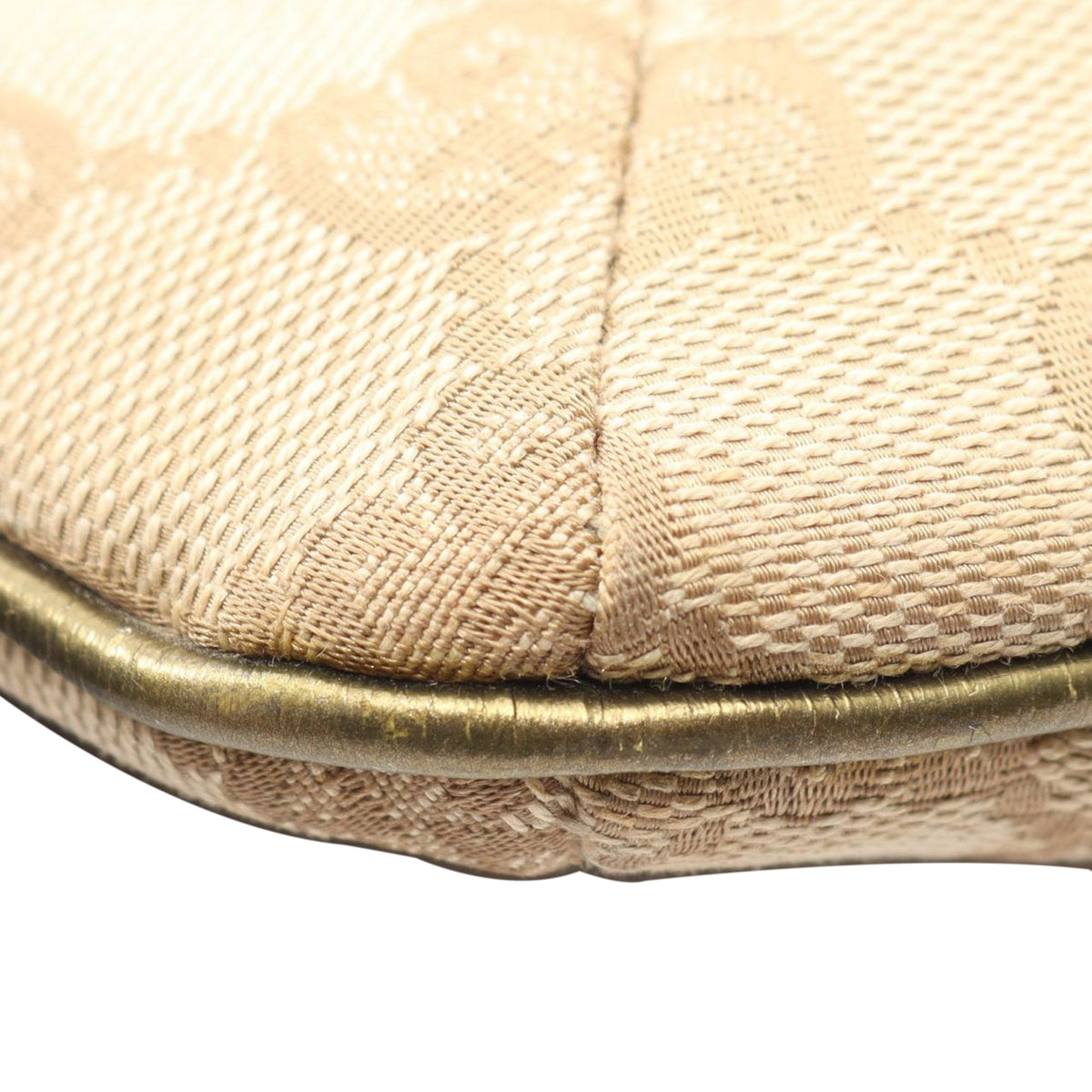 Gucci GG Canvas Web Crossbody — Beige