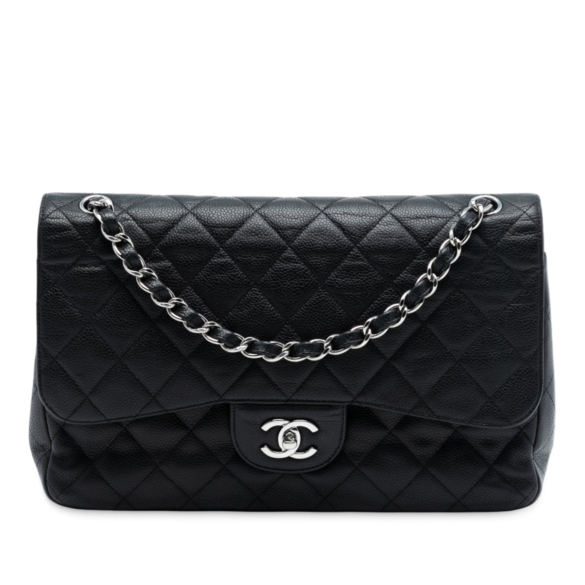 Chanel Jumbo Classic Caviar Double Flap
