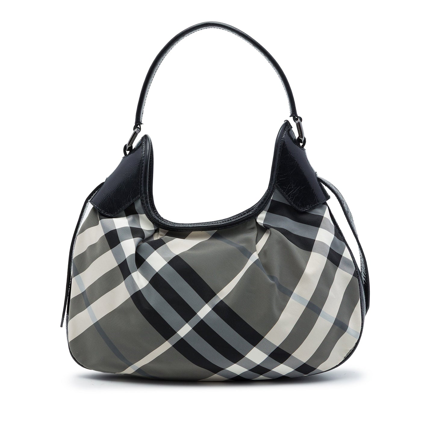 Burberry Beat Check Nylon Brooklyn Hobo
