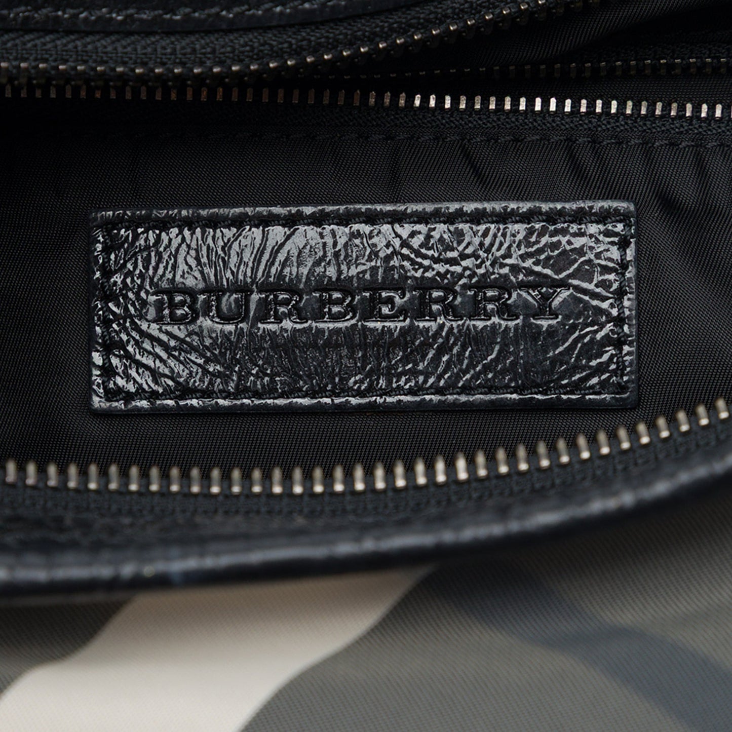 Burberry Beat Check Nylon Brooklyn Hobo