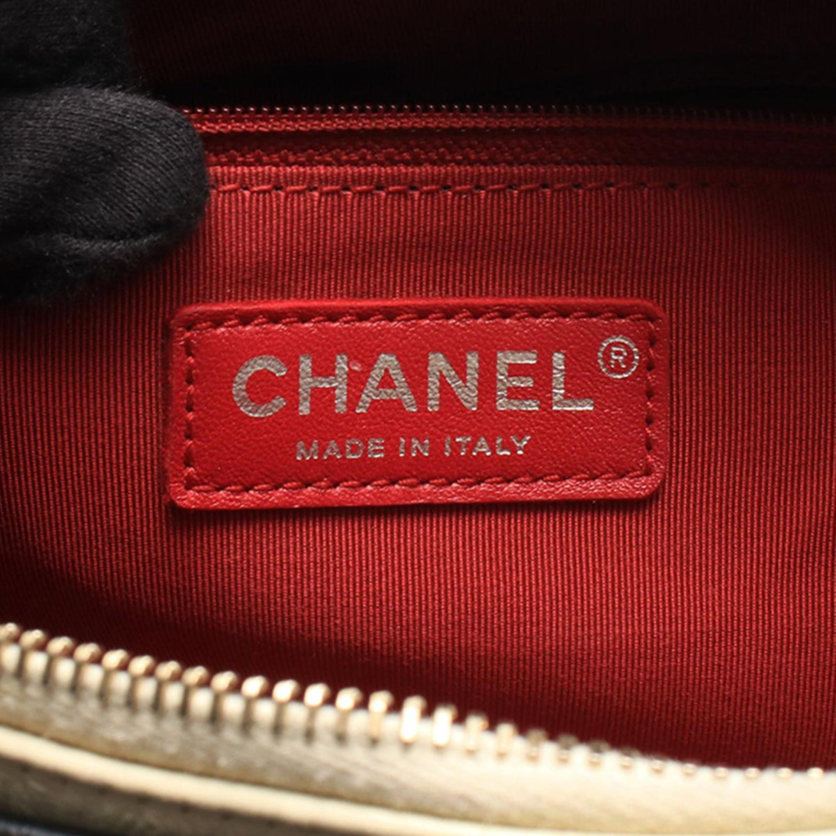 Chanel Large Aged Calfskin Gabrielle Crossbody — Beige
