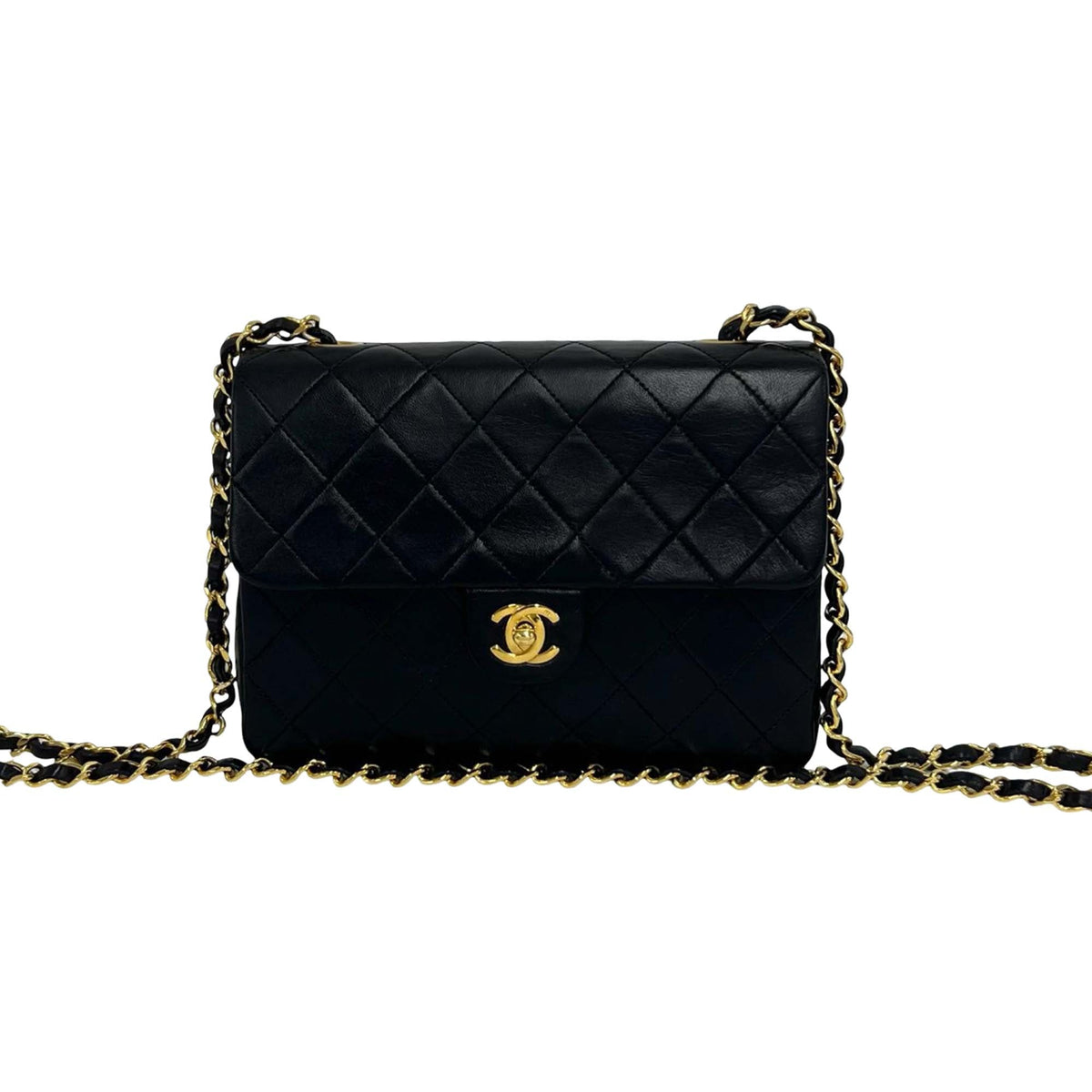 Chanel Small Square Quilted Lambskin Flap