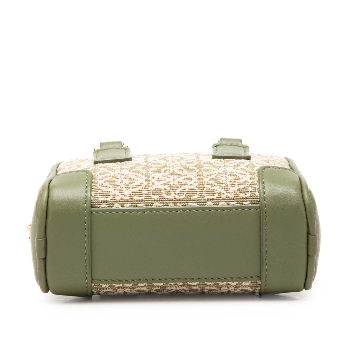 LOEWE Nano Anagram Jacquard and Calfskin Amazona Satchel
