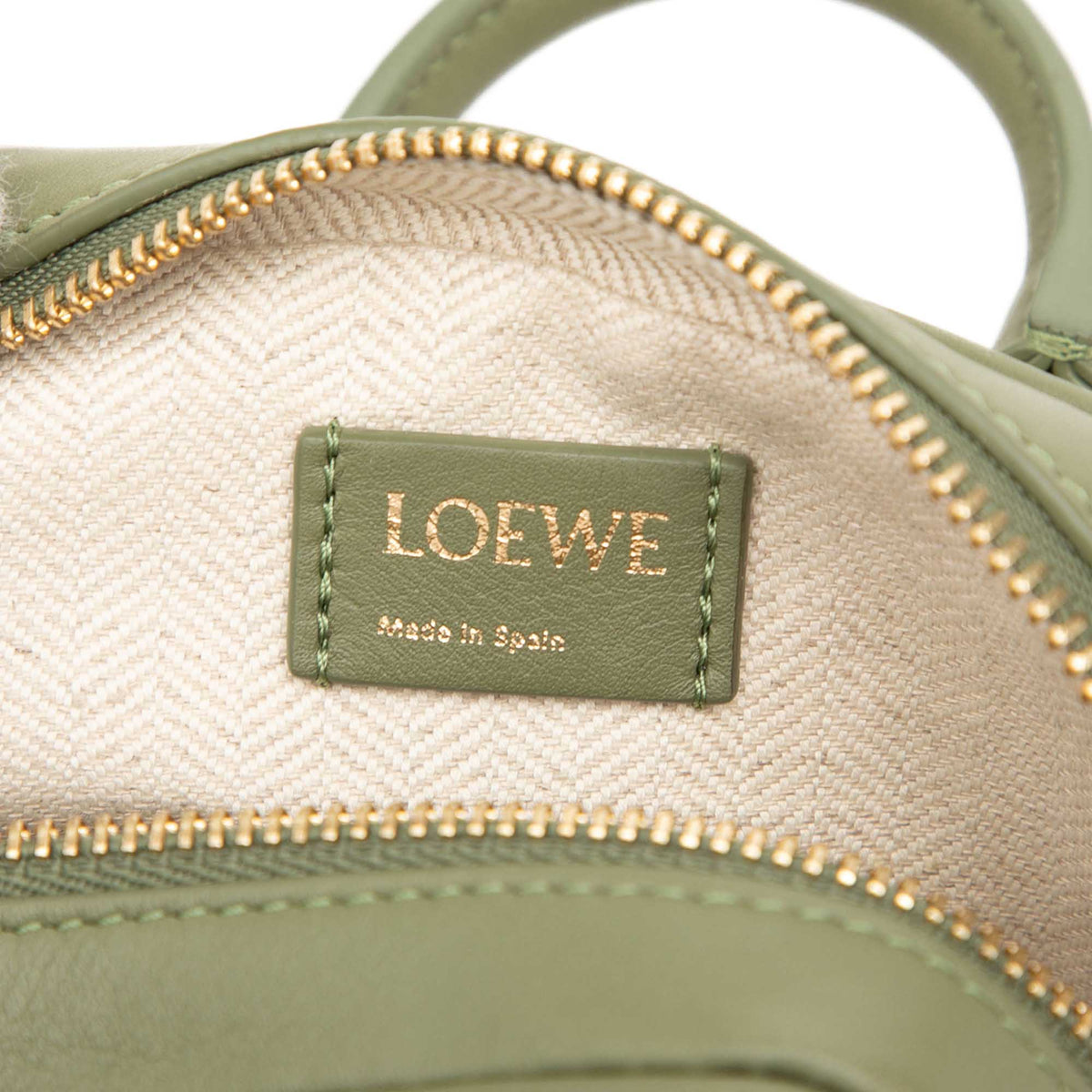 LOEWE Nano Anagram Jacquard and Calfskin Amazona Satchel