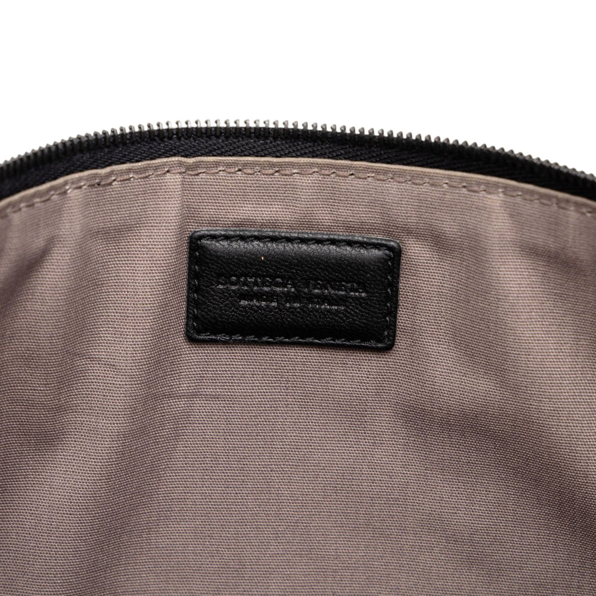 Bottega Veneta Multicolor Nappa Intrecciato Clutch — Black