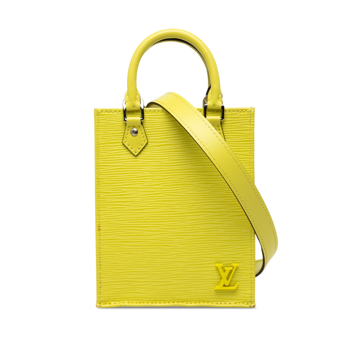 Louis Vuitton Epi Petit Sac Plat — Yellow