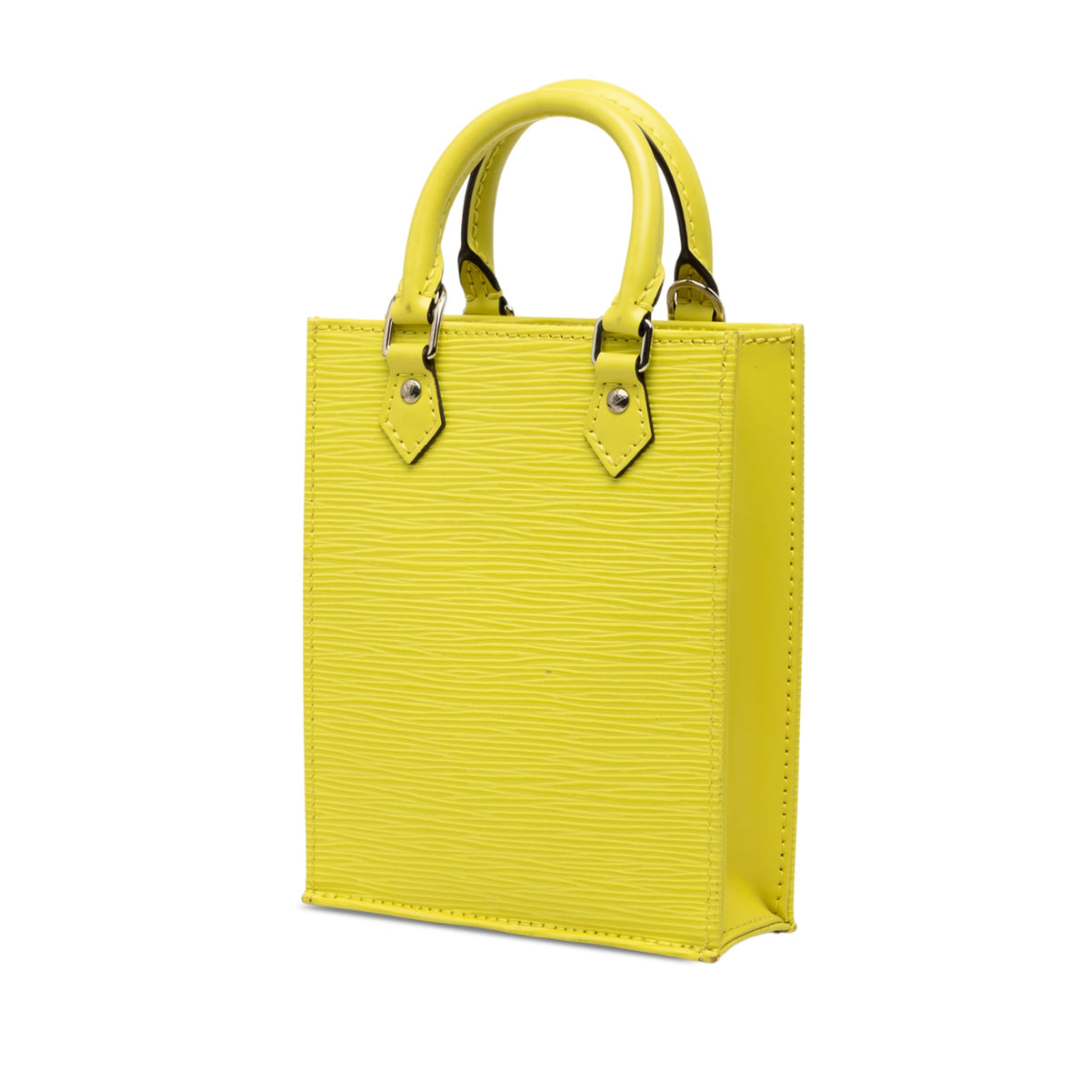 Louis Vuitton Epi Petit Sac Plat — Yellow