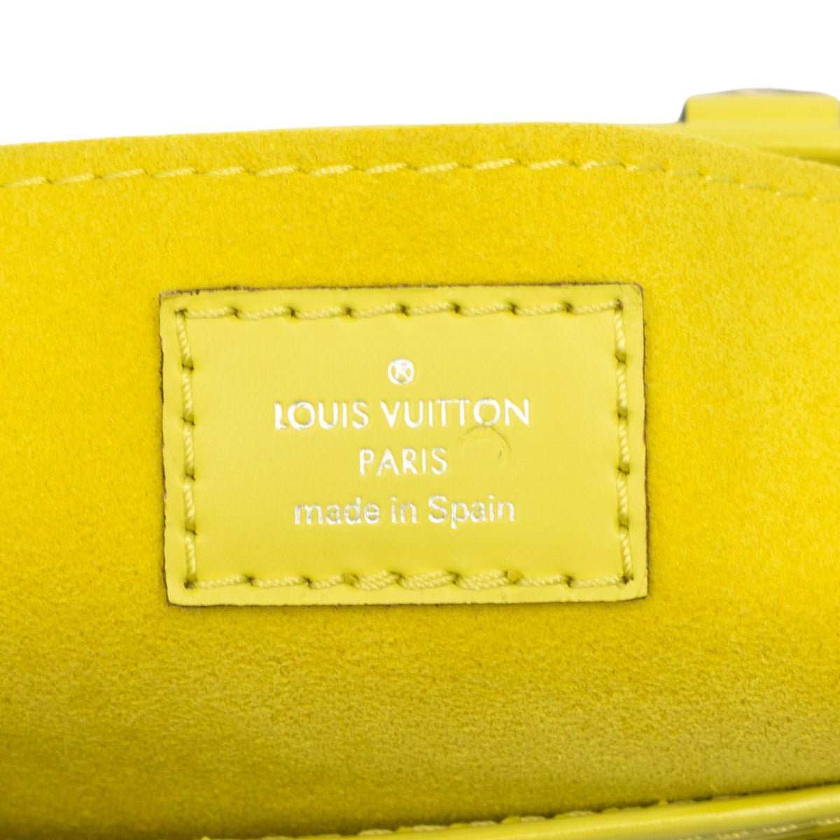 Louis Vuitton Epi Petit Sac Plat — Yellow