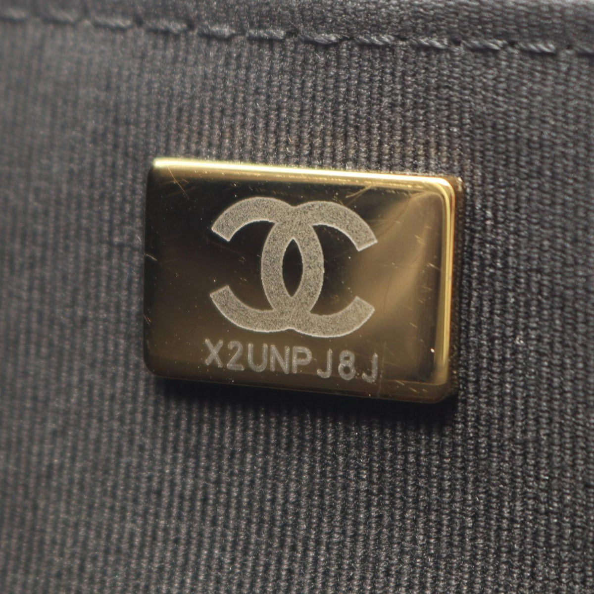 Chanel CC Quilted Lambskin Top Handle Bag — Black
