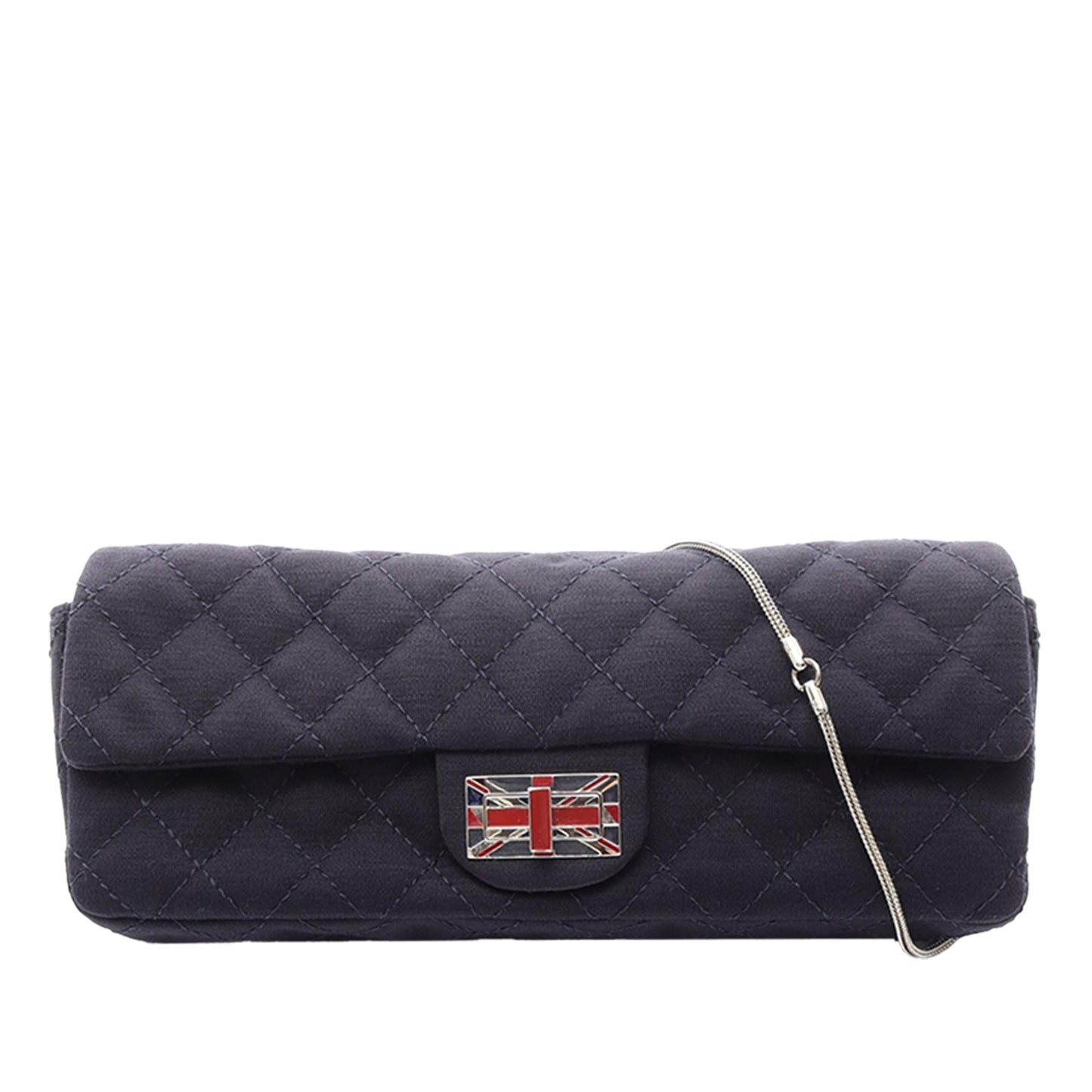 Chanel Reissue 2.55 Quilted Jersey Union Jack East West Flap