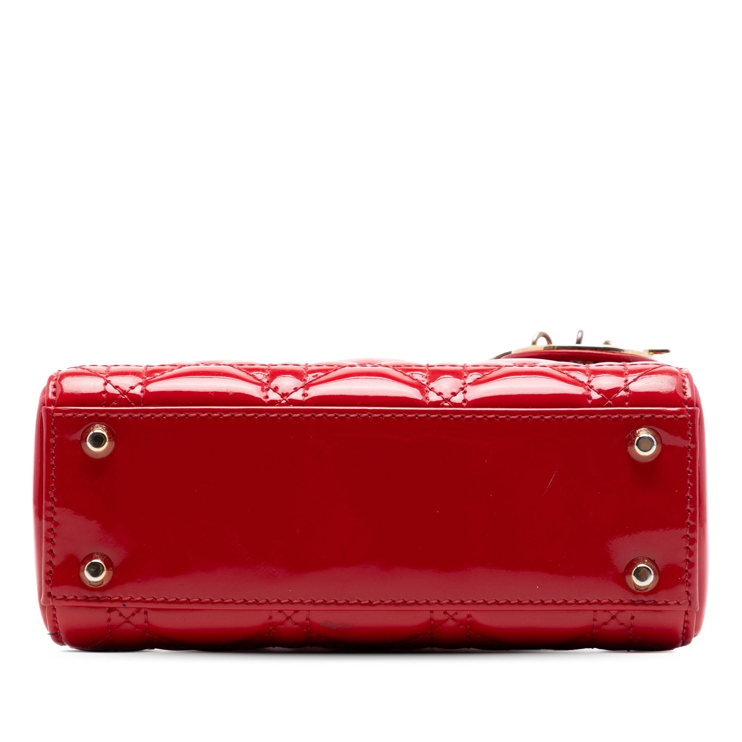 Dior Mini Patent Cannage Lady Dior