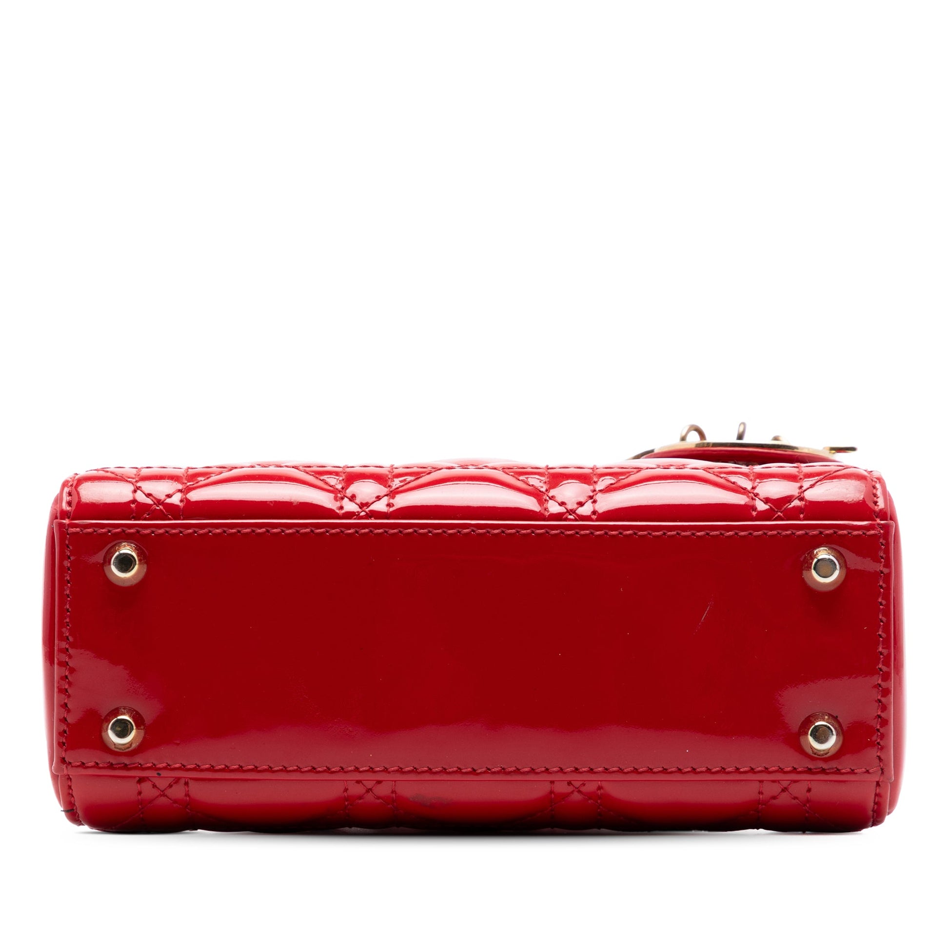 Dior Mini Patent Cannage Lady Dior
