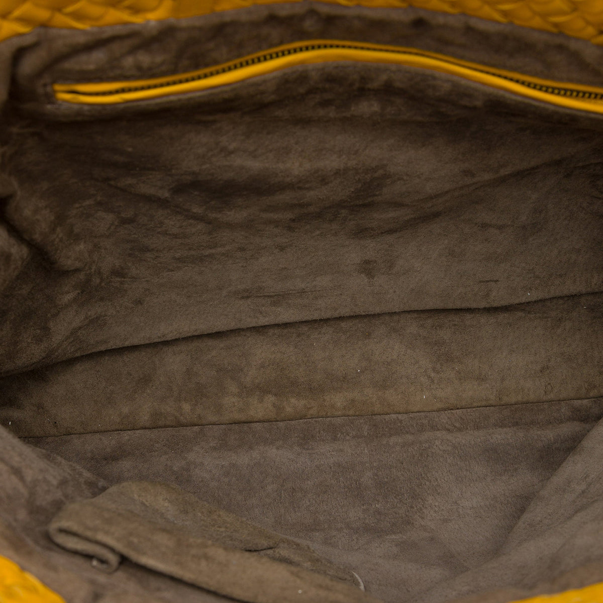 Bottega Veneta Intrecciato Trimmed Bicolor Nappa Satchel