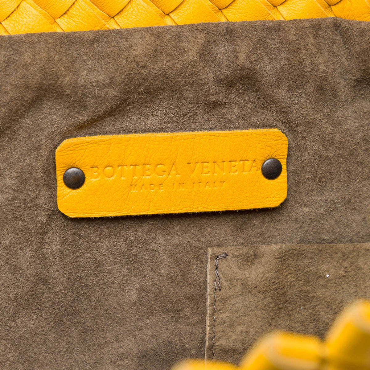 Bottega Veneta Intrecciato Trimmed Bicolor Nappa Satchel