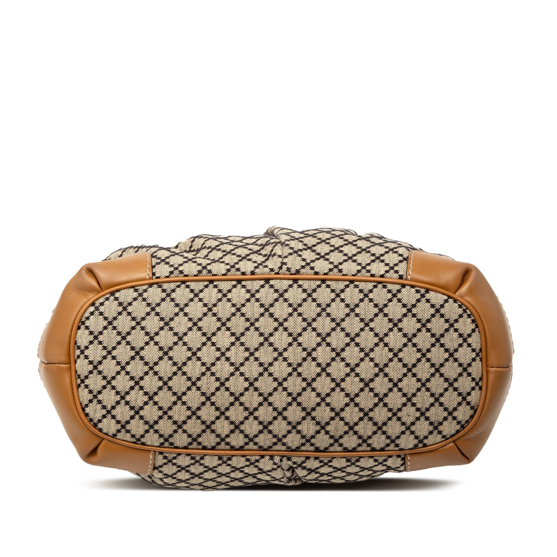 Gucci Diamante Canvas Sukey Satchel