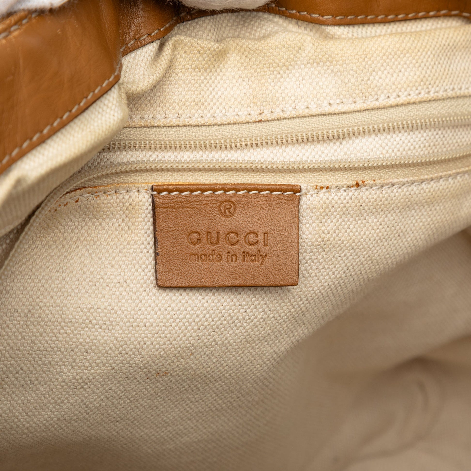 Gucci Diamante Canvas Sukey Satchel