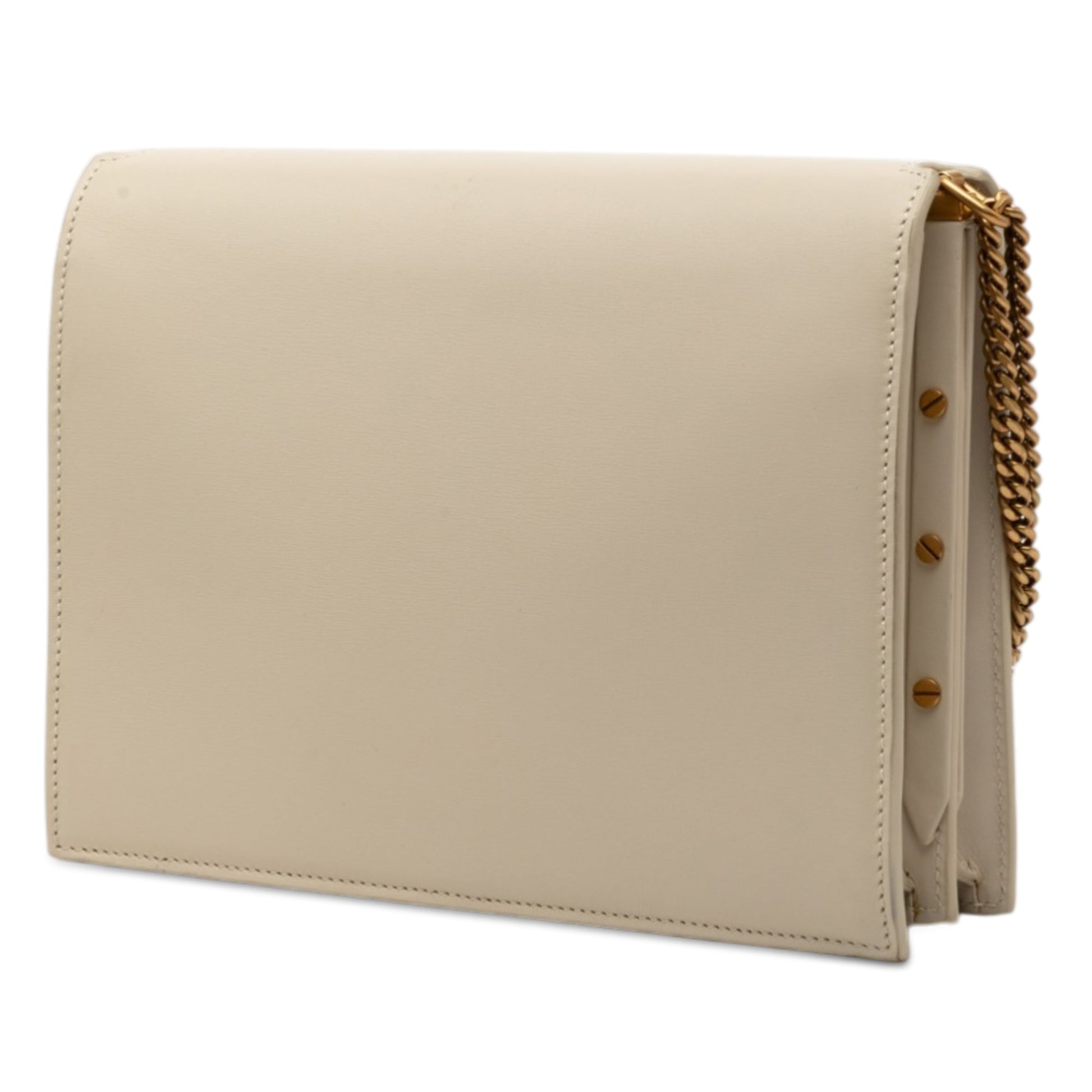 Saint Laurent Smooth Calfskin Monogram Cassandra Clasp Bag