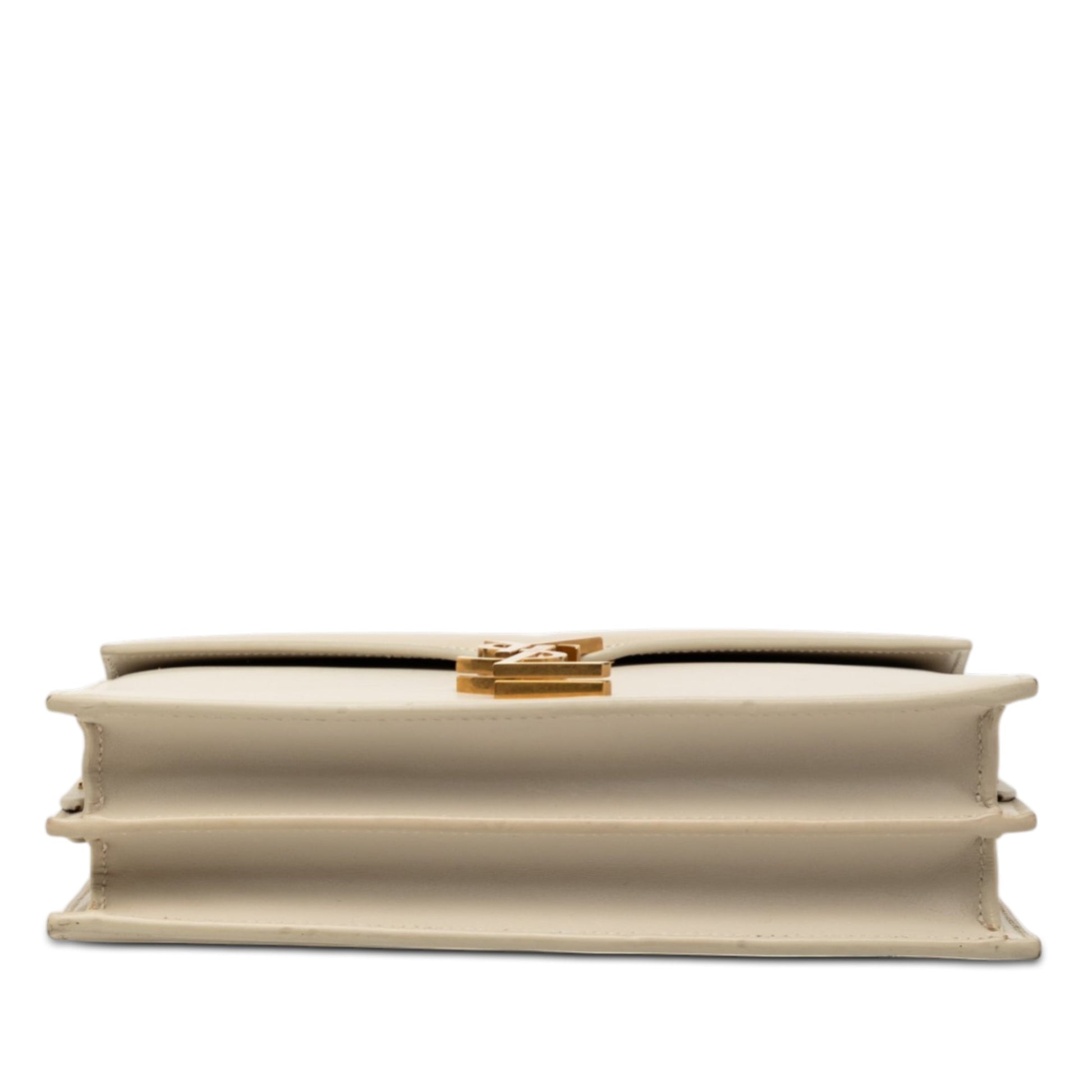 Saint Laurent Smooth Calfskin Monogram Cassandra Clasp Bag