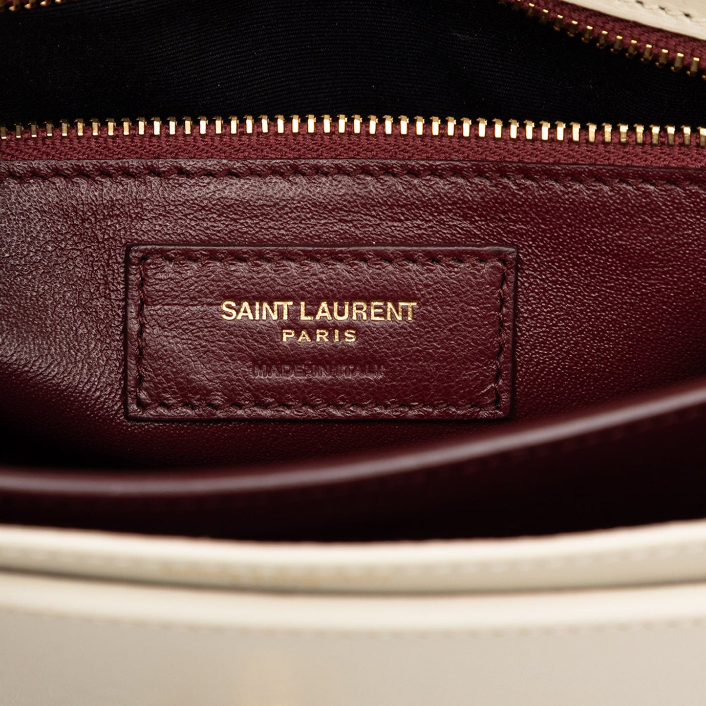Saint Laurent Smooth Calfskin Monogram Cassandra Clasp Bag