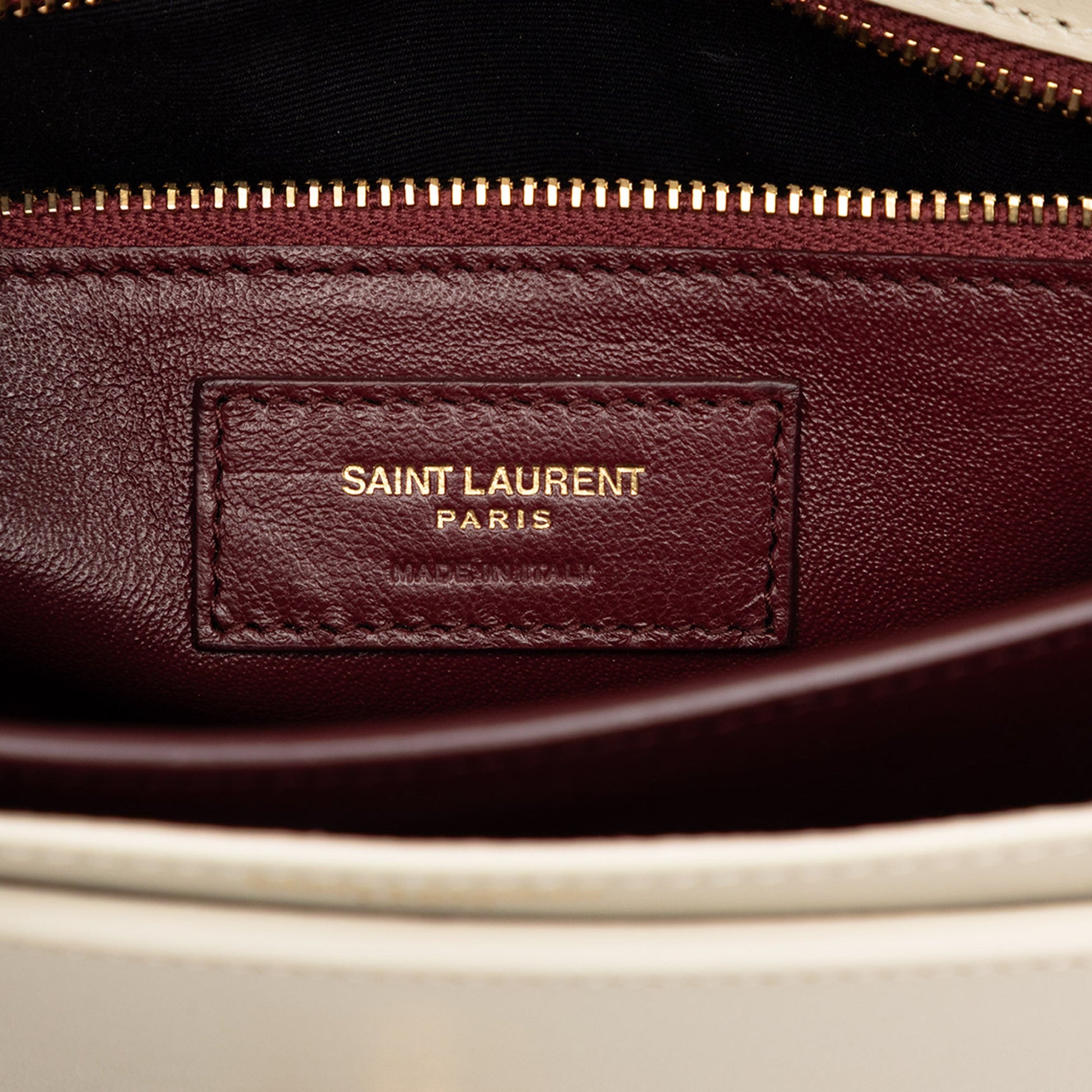 Saint Laurent Smooth Calfskin Monogram Cassandra Clasp Bag