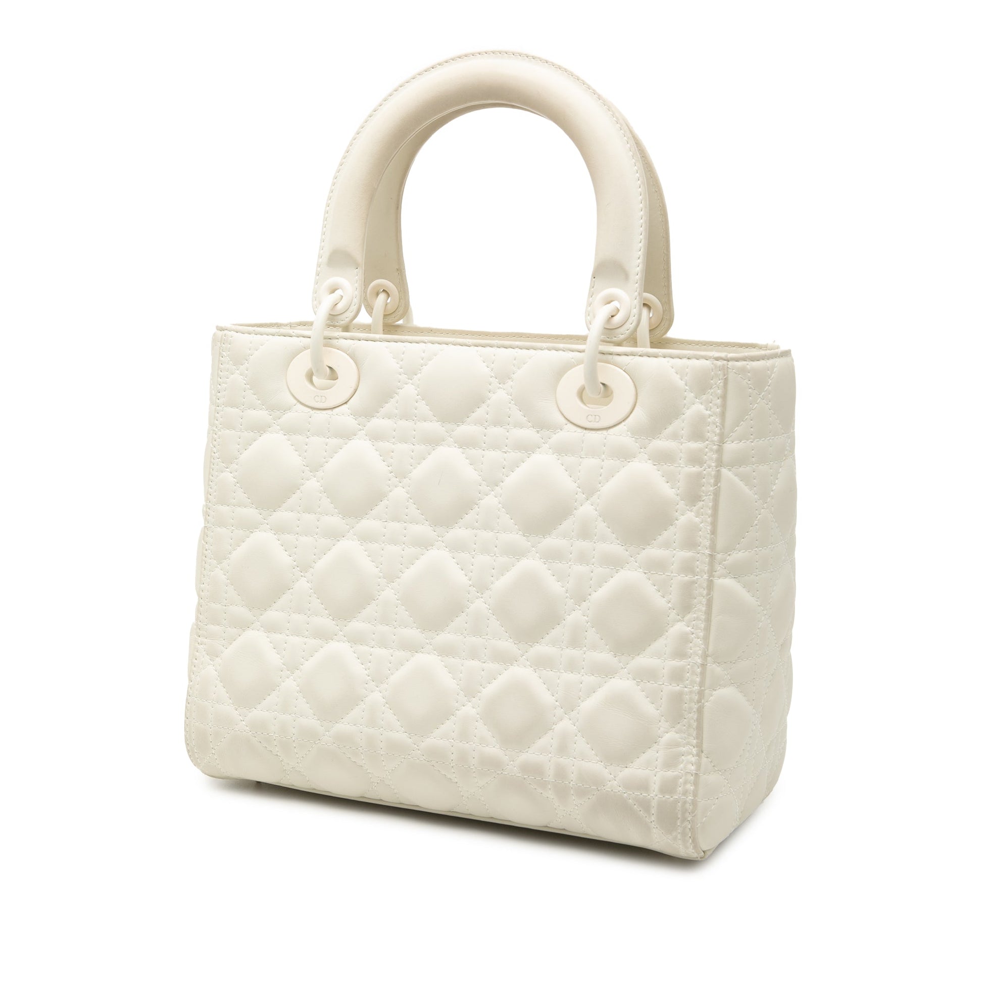 Dior Medium Lambskin Cannage Lady Dior