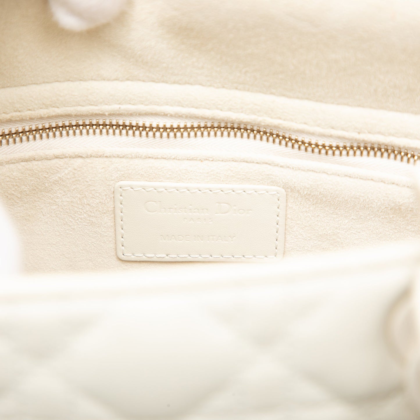 Dior Medium Lambskin Cannage Lady Dior