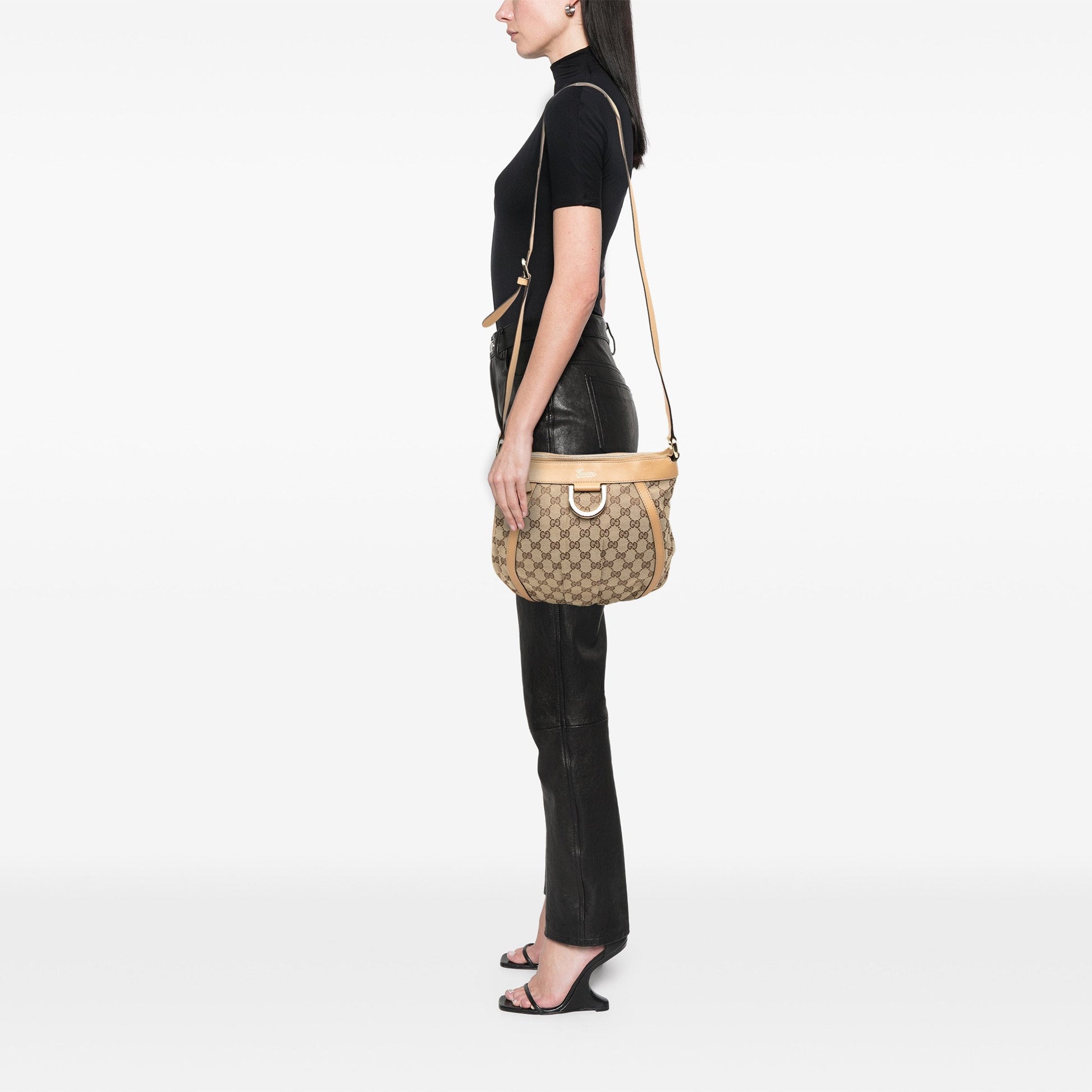 Gucci GG Canvas Abbey D Ring Crossbody