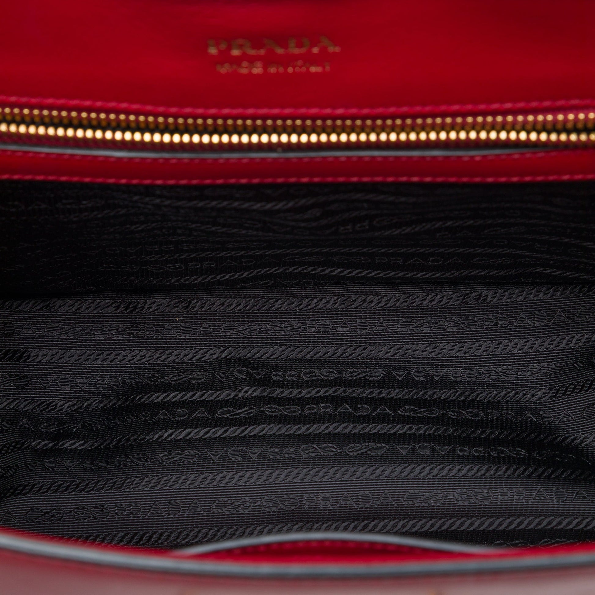 Prada Saffiano Trimmed City Calf Cahier Satchel