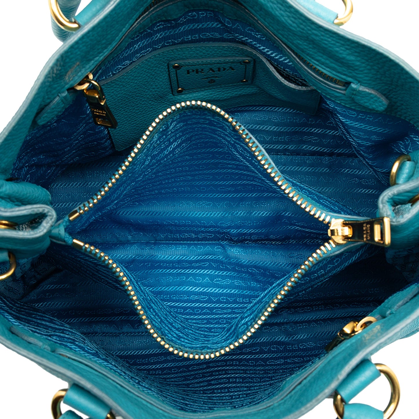 Prada Vitello Daino Open Convertible Tote