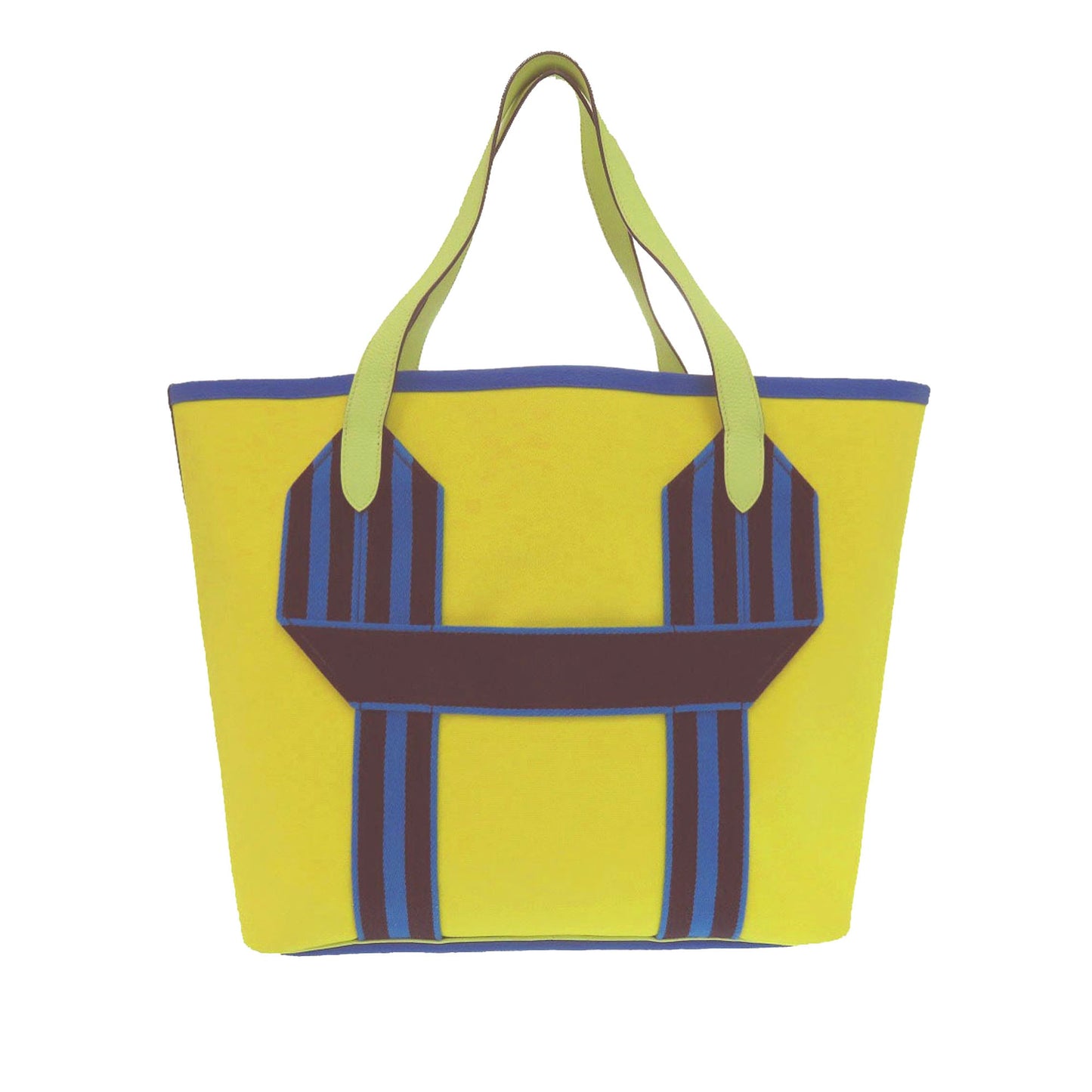 Hermès Toile and Clemence Pursangle Tote