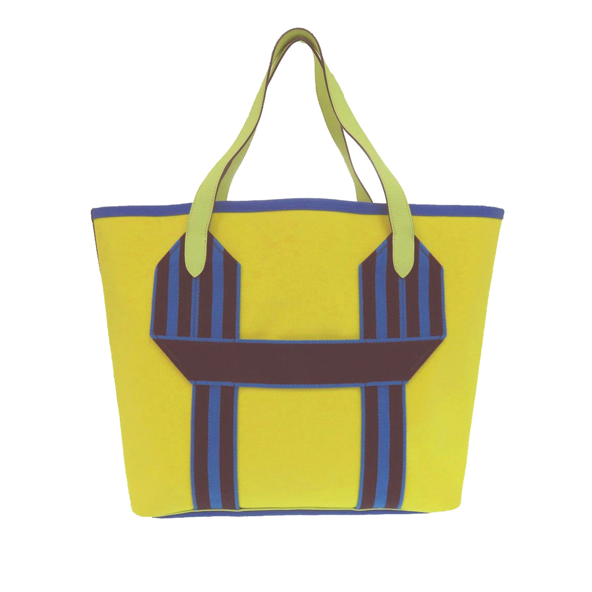 Hermès Toile and Clemence Pursangle Tote
