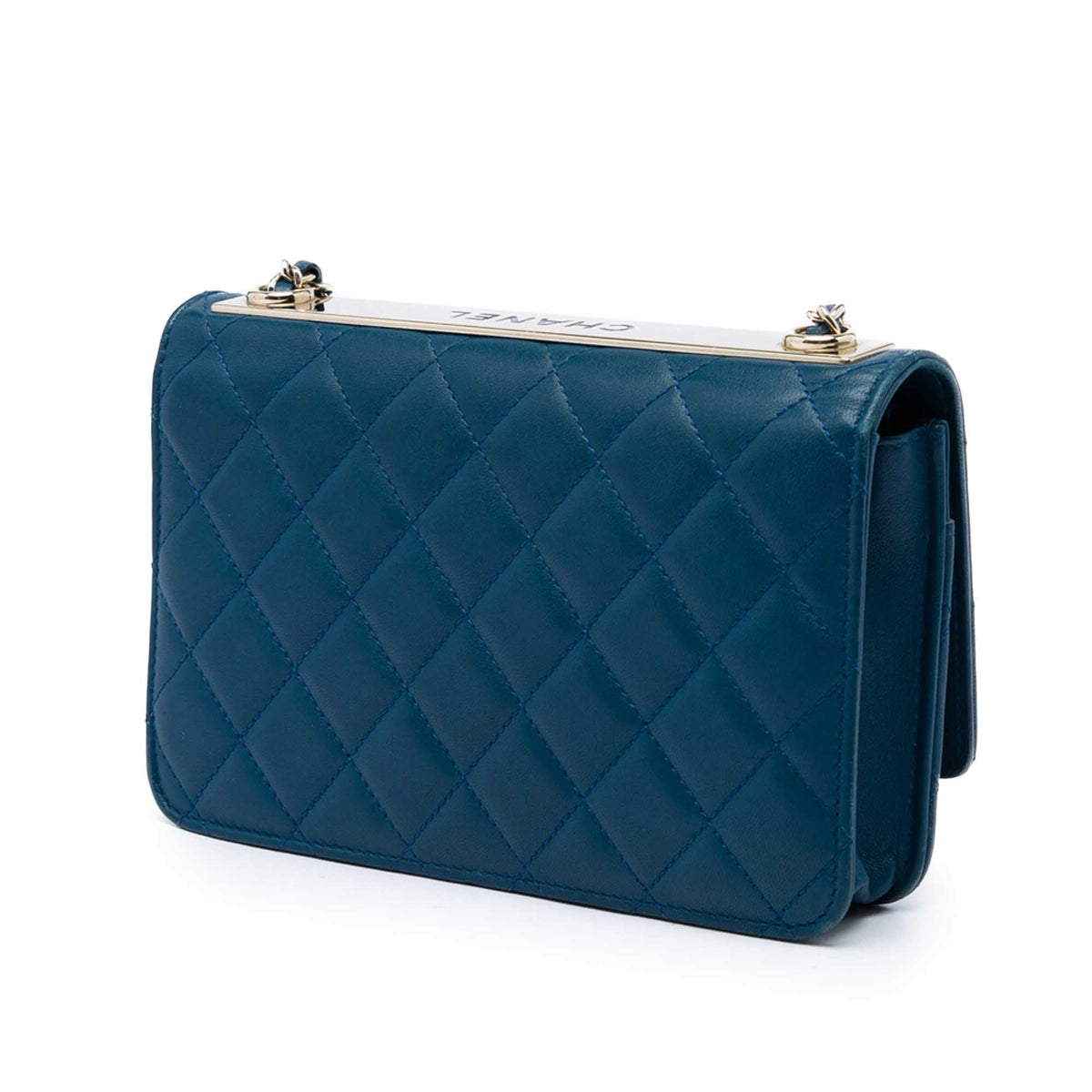 Chanel Quilted Lambskin Trendy CC Wallet On Chain