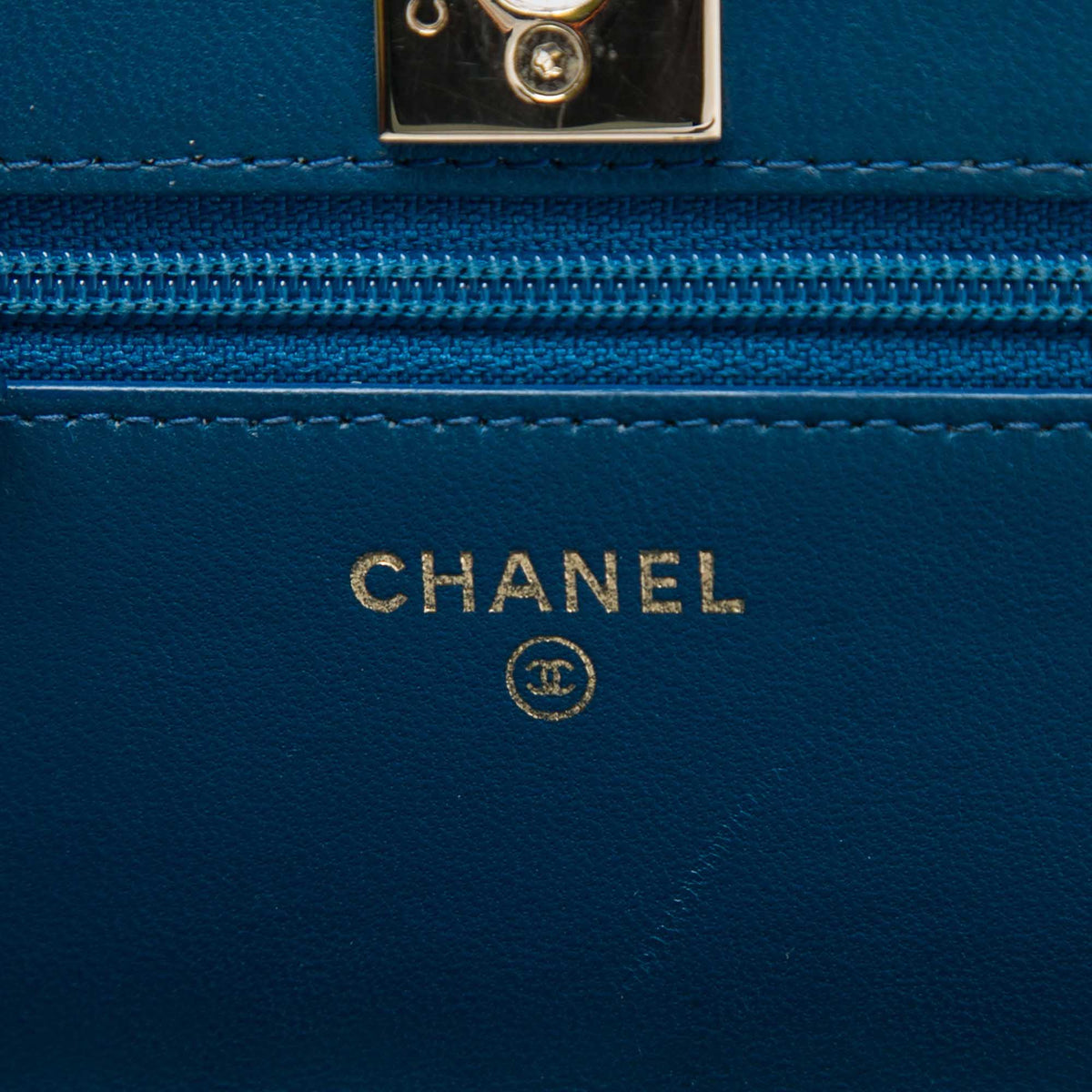 Chanel Quilted Lambskin Trendy CC Wallet On Chain