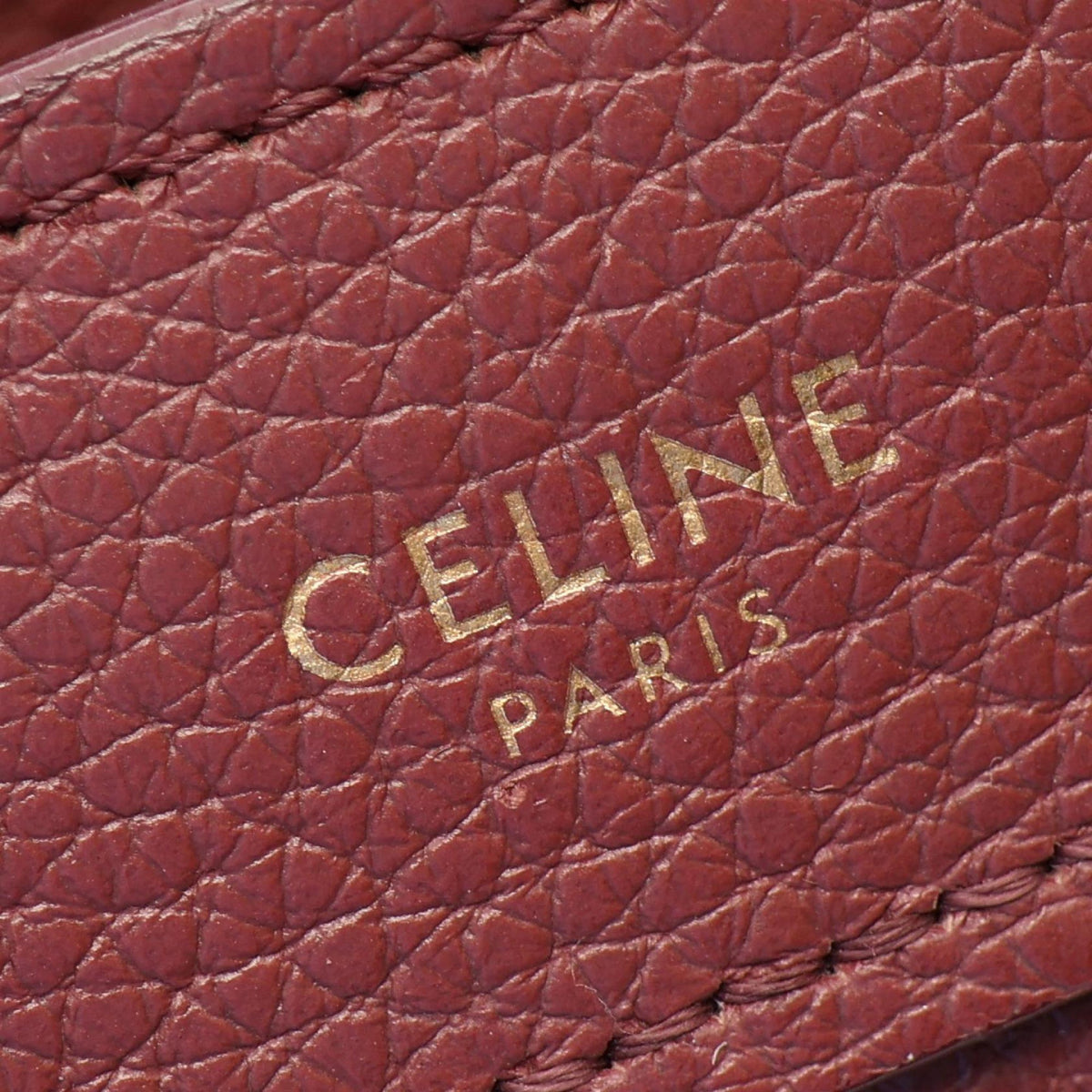 Celine Nano Luggage Tote — Red